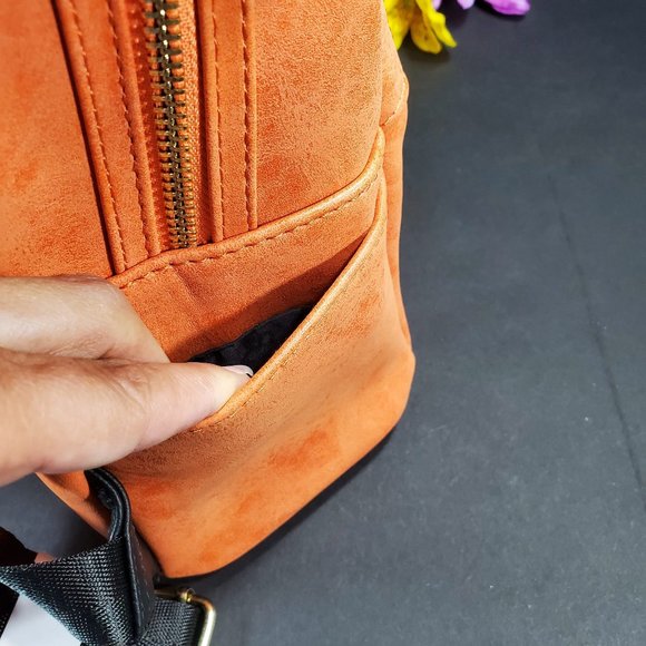 Disney Loungefly Orange Pumpkin Backpack - Picture 8 of 8